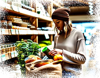 Экологичные покупки с многоразовыми сумками